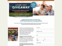 Familyhandyman.com/GamedayGiveaway – Family Handyman Magazine Game Day Giveaway Familyhandyman.com/GamedayGiveaway - Family Handyman Magazine Game Day Giveaway