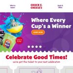 Chuck E. Cheese’s Rip It, Win It Instant Win Game