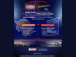 Dunkin’s Madison Square Garden Kick-Off Sweepstakes