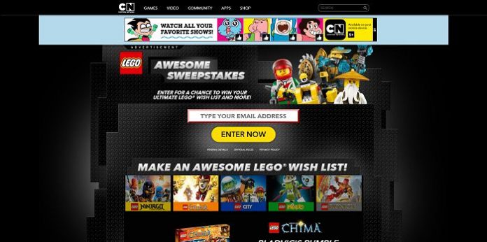 CartoonNetwork.com/LegoSweepstakes - LEGO Awesome Sweepstakes CartoonNetwork.com/LegoSweepstakes - LEGO Awesome Sweepstakes