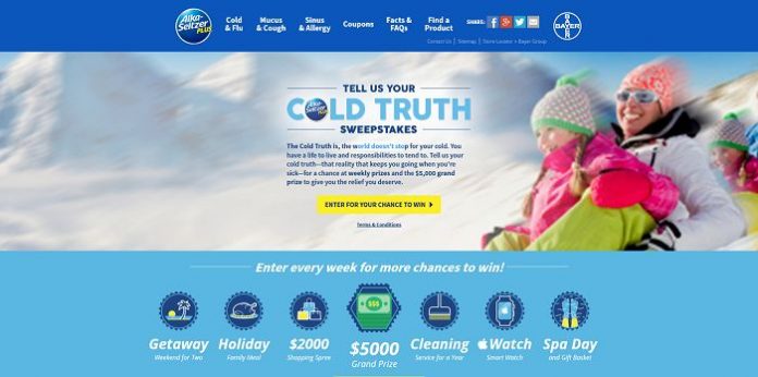 TheColdTruth.com - Tell Us Your Cold Truth Sweepstakes