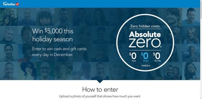 TurboTax Absolute Zero Sweepstakes