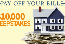 BHG Pay Off Your Bills $10,000 Sweepstakes (BHG.com/WinBills)