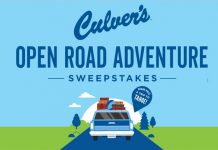 Culver's Open Road Adventure Sweepstakes