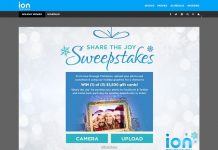 ION Share The Joy Sweepstakes