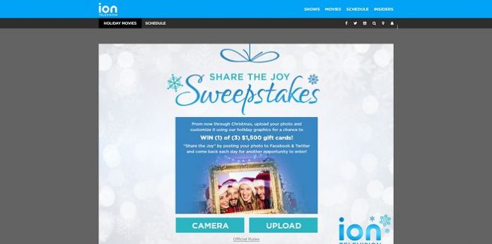 ION Share The Joy Sweepstakes