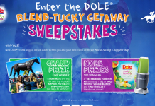 Dole Blend-Tucky Getaway Sweepstakes