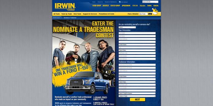 Irwin Tools Ultimate Tradesman Contest