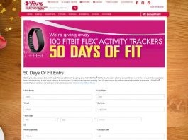 TopsFriendlyMarkets.com 50 Days Of Fit Sweepstakes