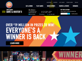 Dave & Buster's Everyone's A Winner Giveaway