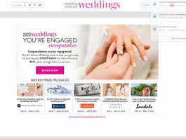 MarthaStewartWeddings.com You’re Engaged Sweepstakes MarthaStewartWeddings.com You're Engaged Sweepstakes