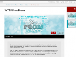 TLC.com/PromDream - TLC SYTTP Prom Dream Contest 2016