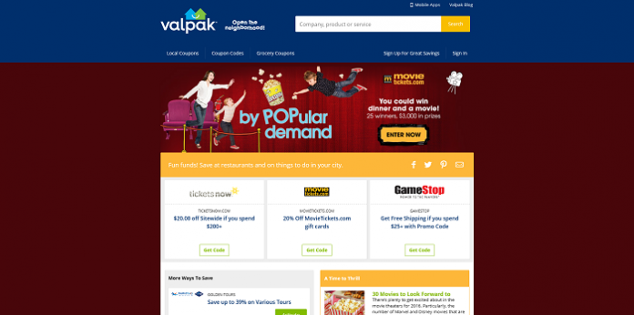 Valpak.com/Fun - Valpak All Play Giveaway