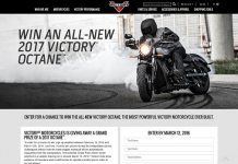 Victory Motorcycles Octane Sweepstakes
