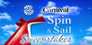 Watch Wheel Of Fortune For Your Chance To Win Carnival Spin & Sail Sweepstakes