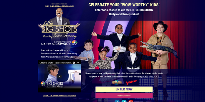 LittleBigShotsSweeps.com: Little Big Shots Hollywood Sweepstakes