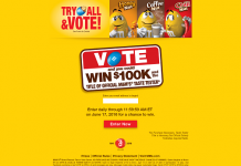 M&M’S 2016 Flavor Vote Sweepstakes