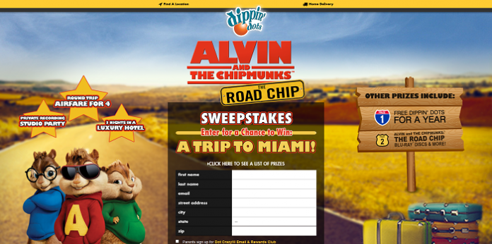 DippinDots.com/RoadChip - Dippin’ Dots Road Chip Sweepstakes