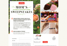 America’s Test Kitchen Mom's Ultimate Shopping Spree Sweepstakes