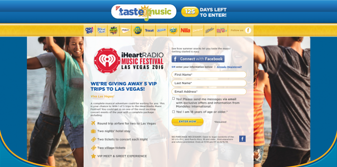 Taste The Music Sweepstakes Taste The Music Sweepstakes