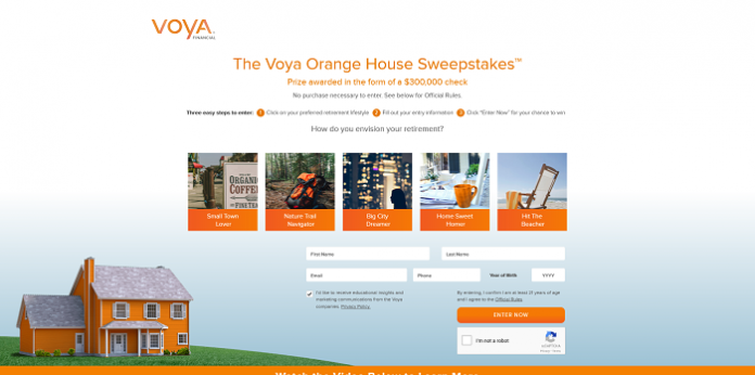 Voya Orange House Sweepstakes