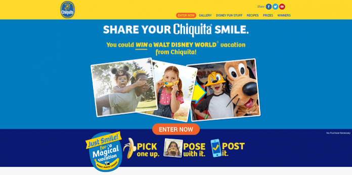 Chiquita Just Smile Family Photo Contest