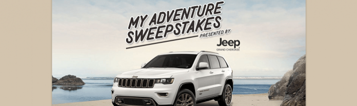 Jeep My Adventure Sweepstakes - myadventuresweepstakes.com
