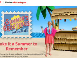 SummersGreetings.com - AARP Summer’s Greetings Sweepstakes