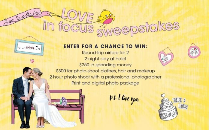 Valpak Love in Focus Sweepstakes