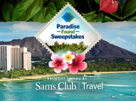 SamsClub.com/TravelSweeps - Paradise Found Sweepstakes