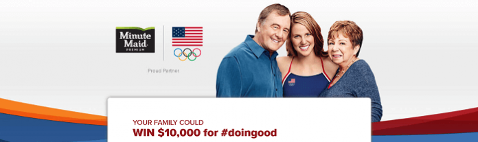 MinuteMaid.com/DoinGood - Minute Maid Medals of Goodness Sweepstakes