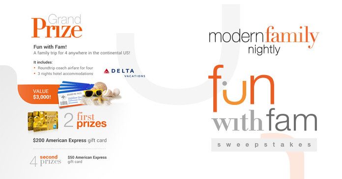 Modern Family Fun With Fam Sweepstakes