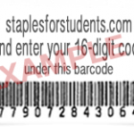 staplesforstudents.com receipt sample