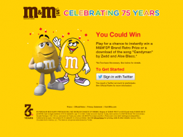 M&M’S Brand Retro Bag Instant Win Game