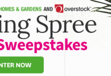 BHG.com/Overstock - $10,000 Shopping Spree Sweepstakes 2016