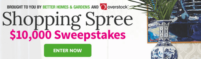 BHG.com/Overstock - $10,000 Shopping Spree Sweepstakes 2016