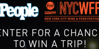 People.com/16NYCWFF: People NYC Wine And Food Festival Sweepstakes 2016 People.com/16NYCWFF - People NYC Wine And Food Festival Sweepstakes 2016