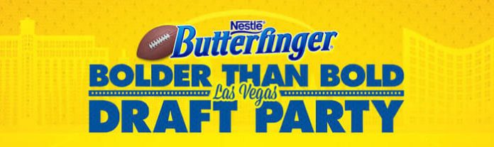 Butterfinger.com/Draft - Butterfinger Bolder Than Bold Las Vegas Draft Party Sweepstakes