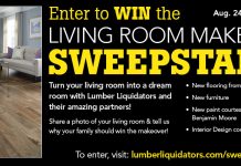 lumberliquidators.com/sweepstakes - Lumber Liquidators Living Room Makeover Sweepstakes