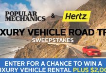 PopularMechanics.com/Hertz - Popular Mechanics Hertz Sweepstakes 2016