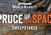 World Market Spruce Up Your Space Sweepstakes 2016