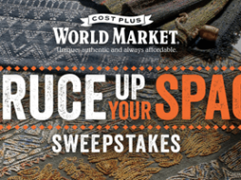World Market Spruce Up Your Space Sweepstakes 2016