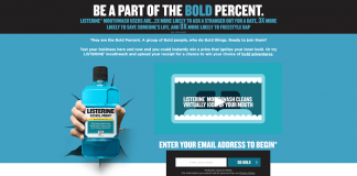 LISTERINE Bold Percent Sweepstakes & Instant Win Game LISTERINE Bold Percent Sweepstakes & Instant Win Game