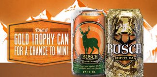Find A Gold Trophy Can 2016 In The Busch Light Hunting Game Busch Gold Trophy Can 2016