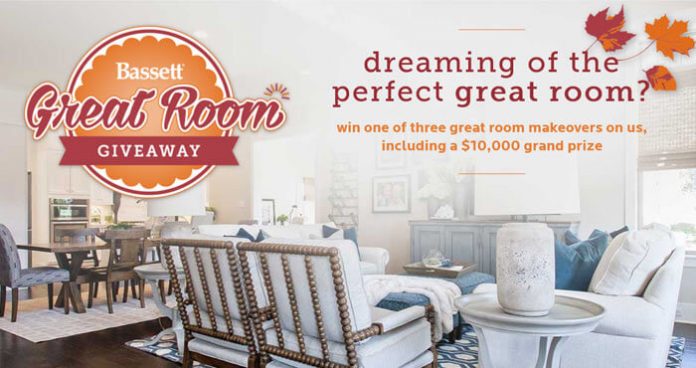 Bassett Furniture Great Room Giveaway 2016