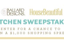 HouseBeautiful.com Ballard Designs Kitchen Sweepstakes