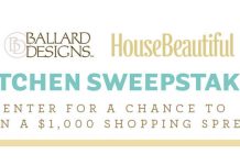 HouseBeautiful.com Ballard Designs Kitchen Sweepstakes