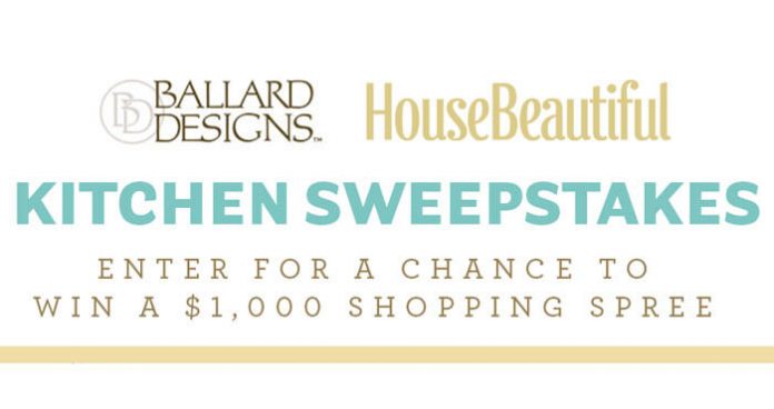 HouseBeautiful.com Ballard Designs Kitchen Sweepstakes