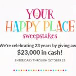 JTV.com/Happy – Your Happy Place Sweepstakes 2016