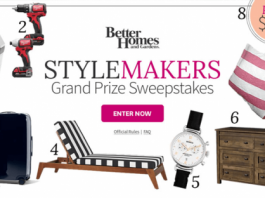 BHG Stylemakers Sweepstakes (BHG.com/StylemakersSweeps)